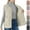 Beige, variant on Lovzfmll Winter Coats for Women, Snap Front Casual Vest, Sleeveless Quilted Puffer Vest with Pockets, Fall Winter Clothing