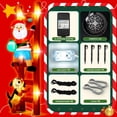 thumbnail image 3 of Decoración navideña inflable para exteriores, acogedor perro de Papá Noel de 9 pies, 3 of 7