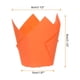 thumbnail image 2 of 100 Unidades de Moldes para Magdalenas de Papel Estándar En Forma de Tulipán, Envoltorios Antiadherentes Desechables para Cumpleaños, Banquetes y Fiestas, Naranja, 2 of 6