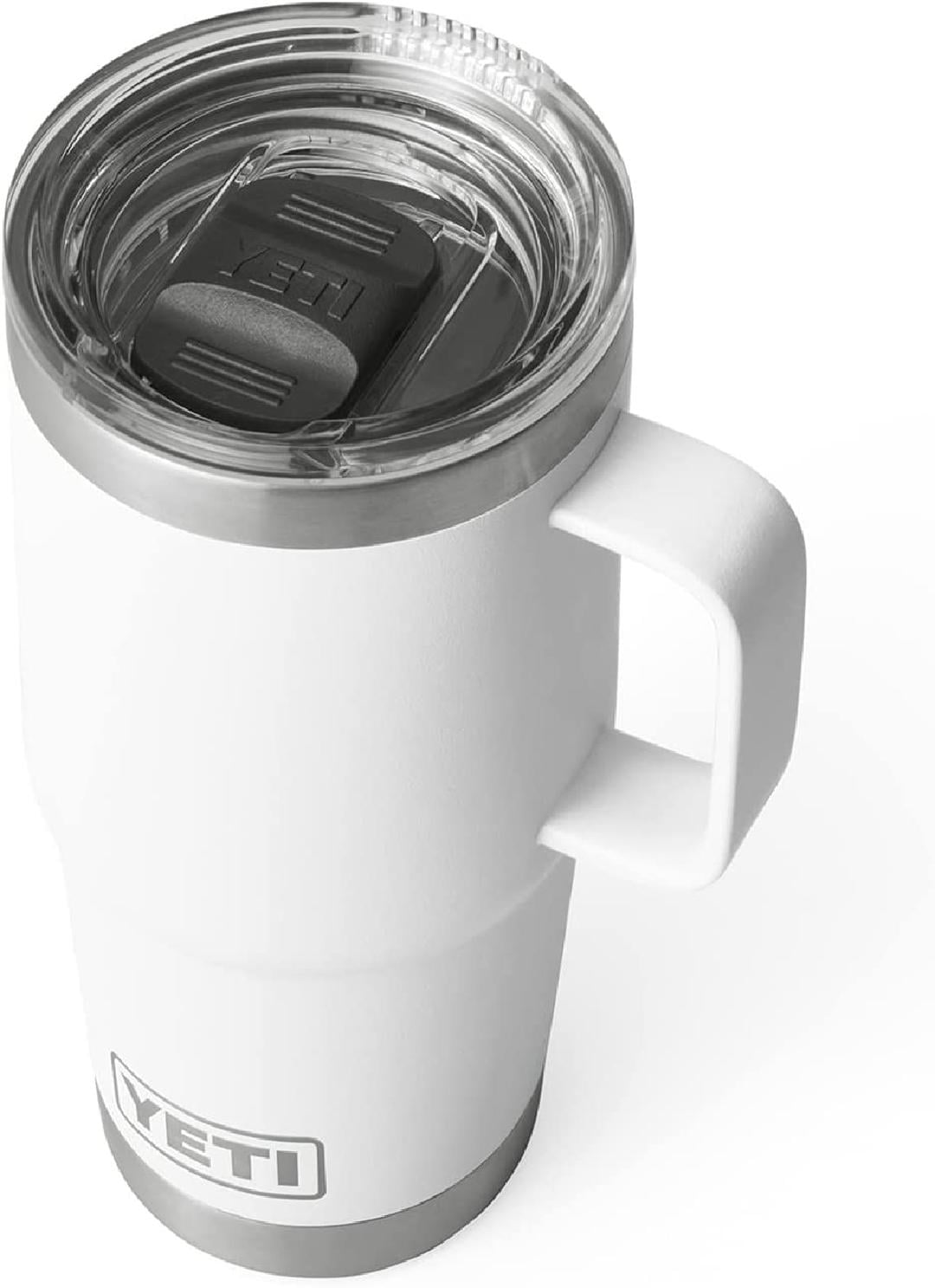 YETI Rambler 20oz Travel Mug, Vacuum Insulated with Stronghold Lid