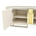 thumbnail image 5 of Michael Amini Lisbon Media Cabinet - Silken Matte Cream, 5 of 6