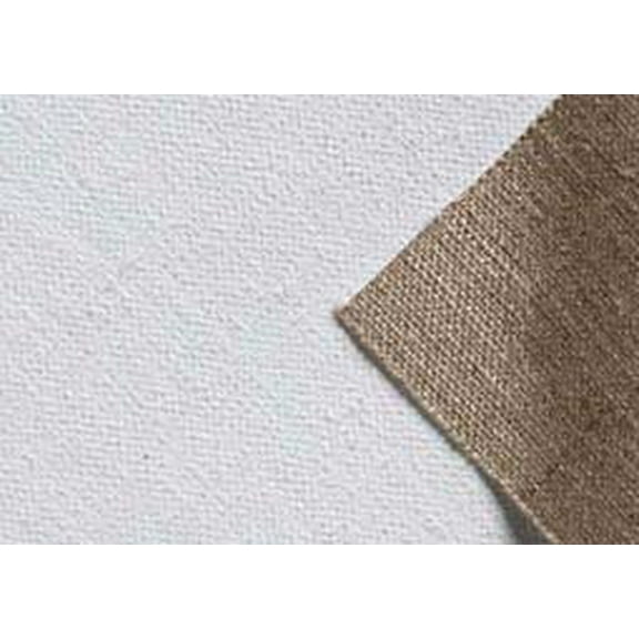 Claessens Linen Canvas Roll - 82" x 5-1/2 yd, Universal Primed, No. 166, Medium Texture
