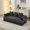Black, variant on Comfy Convertible Folding Mattress Couch, Floor Sofa Bed with pillows, Chenille Floor Sofa with Armrest, Floor Sofa Lounge Couch for Living Room Bedroom Lounge Studio, Green