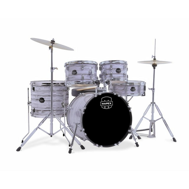 MAPEX Batería 5 pzs Serie COMET Color White Marblewood CM5044FTC-FI-SC MAPEX
