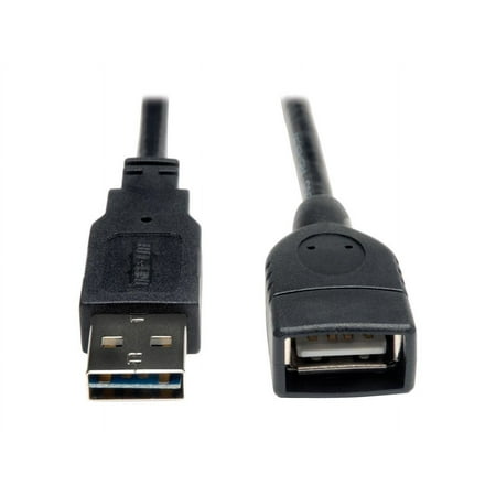 UPC: 0037332179487 | Tripp Lite Universal Reversible USB 2.0 A-Male to A-Female Extension Cable – 1ft