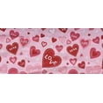 thumbnail image 5 of Serafina Home Valentine Vinyl Flannel Backed Tablecloth for Dining Room Kitchen Table Decor: Valentine's Day Love Wedding Red Hearts Themed Designs 52" x 70", 5 of 5