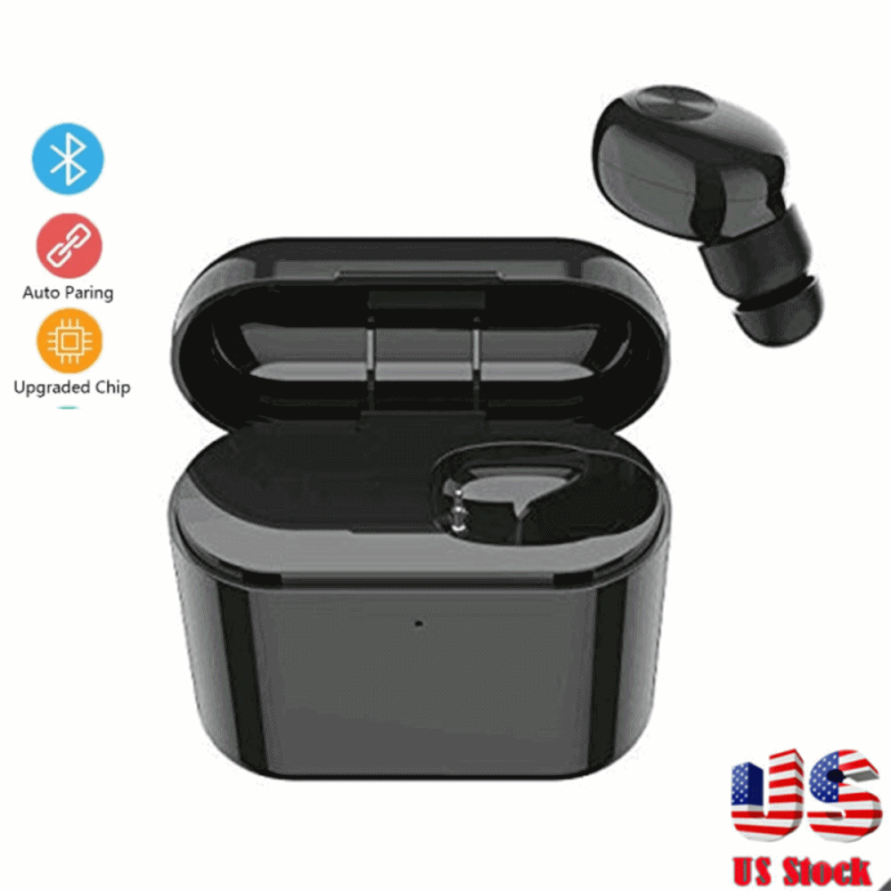 Wireless Bluetooth Earbuds with 700mAh Charging Case in Ear Sports Earbud Single Bluetooth