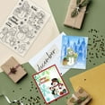 thumbnail image 2 of Christmas Snowman Clear Silicone Stamps for DIY DIY Card Making Penguin Silicone Transparent Stamp Seal Snowflake Decorative Clear Stamps for DIY Scrapbooking Photo Album Journal Decoration, 2 of 8