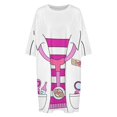 thumbnail image 4 of Doc Mcstuffins Costume Sleepshirts For Sleeping Travels Loose Sleepdress Pajama Dress Soft Nightdress Sleepwear, 4 of 7