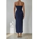 thumbnail image 2 of Vestido PRETTYGARDEN Maxi Bodycon Strapless Azul Marino XXL, 2 of 7