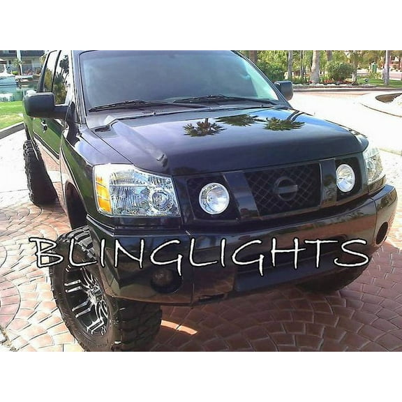 For The Nissan Titan Grille Driving Lights Off Road Lamp Kit