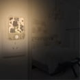 thumbnail image 2 of Yayeee LED Night Lights with Motion Detectors Auto Dusk to Dawn Light Sensors, 2 Pack, Navy Flower, 2 of 7