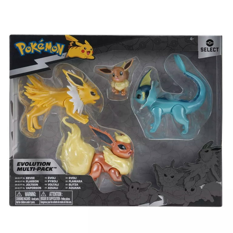 Pokémon Eeveelutions: Eevee Vaporeon Jolteon Flareon 