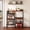 Large, variant on SENYUM Upgrade Stand for Home Bar, Wine Rack Freestanding Floor, Mini Bar Table for Liquor Whiskey Wine, Trapezoidal Liquor Bottle Display Shelf with Glass Holder and Fences