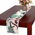 thumbnail image 2 of MKHERT Retro Paris Pattern Table Runner for Kitchen Wedding Party Home Decor 14x72 inch, 2 of 4