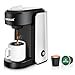 thumbnail image 3 of CHULUX Single Serve Coffee Maker, 1000 Watts Single Cup Stainless Steel Coffee Machine for K Pod Capsule with Graduated Water Tank, One Button Operation, 3 of 4