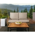 thumbnail image 2 of Sunbrella Sorra Home  Outdoor Loveseat Cushion Set 22.5 in W x 22.5 in D x 5 in H - Revive Sand, 2 of 5
