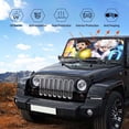 thumbnail image 4 of Hunter × Hunter Car Windshield Sun Shades, Front Windshield Sun Shade For Car Truck Suv, Foldable Sun Visor, Hardened Reflector Shield Cover, Keeps Your Vehicle Cool, 4 of 9