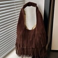 thumbnail image 2 of gcong Elegant Everyday Tote Bag With Decorative Tassel Spacious Carryall For Work Travel And Daily Use, 2 of 6