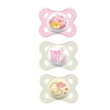 MAM Day & Night Pacifier, 0-6 Months, Girl, 3 pack