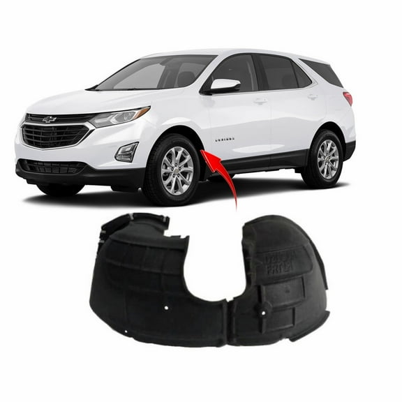 DCP Front Left Driver Side Fender Liner For 2018-2022 Chevrolet Equinox GM1248278