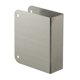 thumbnail image 1 of Prime-Line MP9492 Cerradura en blanco de acero inoxidable y placa de refuerzo de puerta para puertas de 1-3/4 pulgadas de grosor, acabado en acero inoxidable (paquete individual), 1 of 3