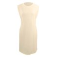 thumbnail image 4 of Jamsmile Womens Tshirts Sleeveless Dress Summer Round Neck Dress With Side Slits Pocket Summer Loose Fit Plain Mini Dress, 4 of 5