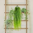 thumbnail image 4 of Simulation Green Wall Hanging 5 Fork Vine Shopping Mall Decoration Ceiling Hanging Simulation Green, 4 of 5