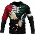 thumbnail image 4 of Sudadera con capucha para hombre, sudadera con capucha mexicana, estampado 3D, gráficos de gallo mexicano, camisetas de otoño, manga larga, ropa de calle, sudadera con capucha para hombre, 4 of 5