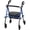 Blue, variant on NOVA Buzz Rollator Walker Lightweight Folding Rolling Walker with Seat, 6 Wheels & Locking Hand Brakes, Everyday Mobility Aid for Seniors & Adults, Purple