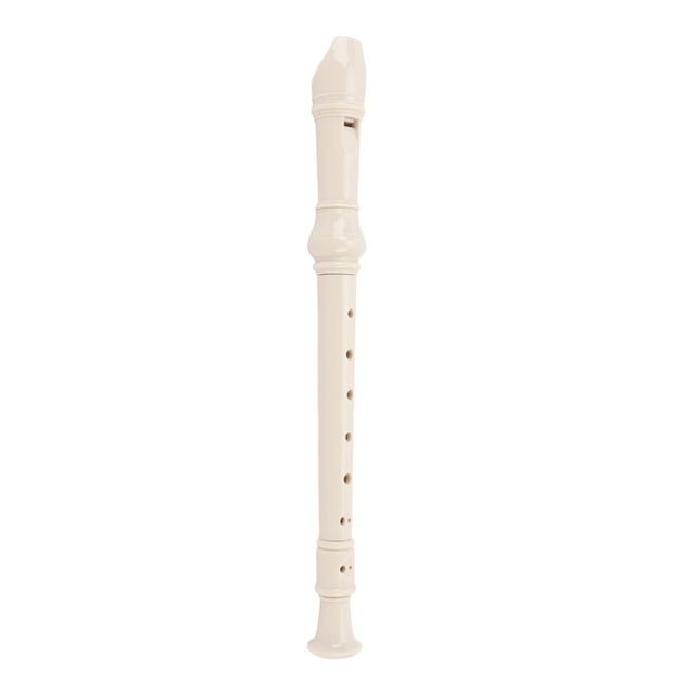 8 Hole Soprano Recorder Instrument German Style C Key Flute ABS Detachable Design Exquisite Craftsmanship Comfortable Playability Convenient Storage Black with Protective Case for