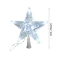 thumbnail image 3 of Christmas Decoration Christmas Tree Topper LED Lighted Star Topper 5-Point Star RGB Night Light Treetop Battery Light for Christmas Tree Decoration for Holiday Party Gift Decorations, 3 of 8