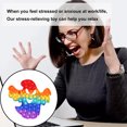 thumbnail image 3 of Presione Bubble Halloween Rainbow Ghost Toy Juguetes Educativos Autismo Necesidades Especiales Stress Reliever Silicona Descompresión Juguetes Grandes Regalos Para Niños Minnieouse HA038421-00, 3 of 6