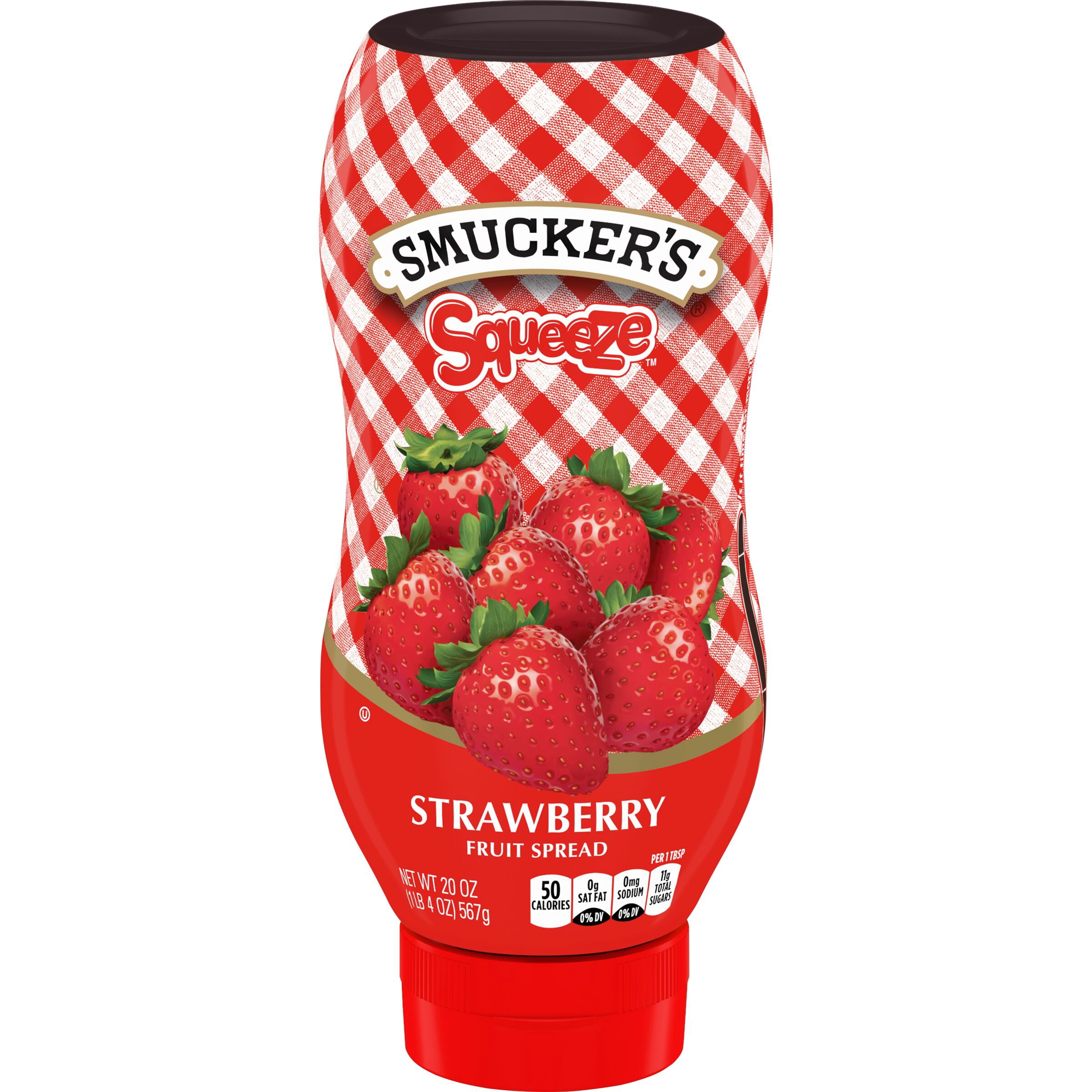 Smucker's Squeeze Strawberry Fruit Spread, 20 oz