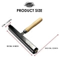 thumbnail image 3 of Rodillo Brayer GELELF de 20 cm con mango de madera para tinta, 3 of 9