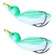 thumbnail image 1 of Señuelos de pesca Zulema 2 uds Cebo de rana que se hunde Suave verde, 1 of 7