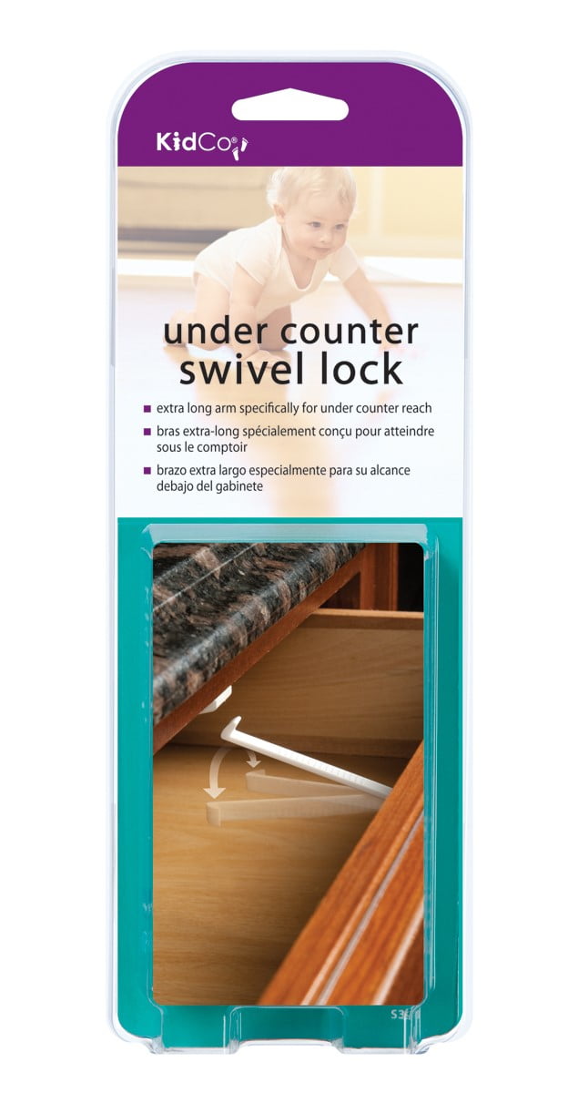KidCo Under Counter Swivel Lock, 4Pack