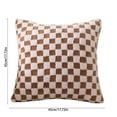 thumbnail image 4 of Throw Pillow Covers 22x22 Plushs Pillow Cover 17.71x17.71 Inches Everyday Decoration Holiday Decoration Home Sofa Pillow Cover Coffee, 4 of 7