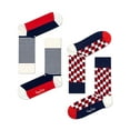 thumbnail image 2 of Happy Socks Adult Men's 4-Pack Gift Box Crew Socks, Mens Socks, 2 of 4