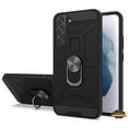 thumbnail image 2 of For Samsung Galaxy S22 Ultra Hybrid Ring Stand [360° Rotatable Ring Holder Magnetic Kickstand] Armor Shockproof TPU Rubber Phone Case Cover by Xpression [Black], 2 of 9