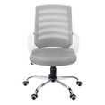 thumbnail image 6 of Monarch Specialties Office Chair, Swivel, Ergonomic, Armrests, Computer Desk, Work, Grey Mesh, 6 of 12