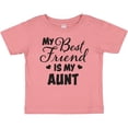 thumbnail image 3 of Inktastic My Best Friend is My Aunt with Hearts Boys or Girls Baby T-Shirt, 3 of 5