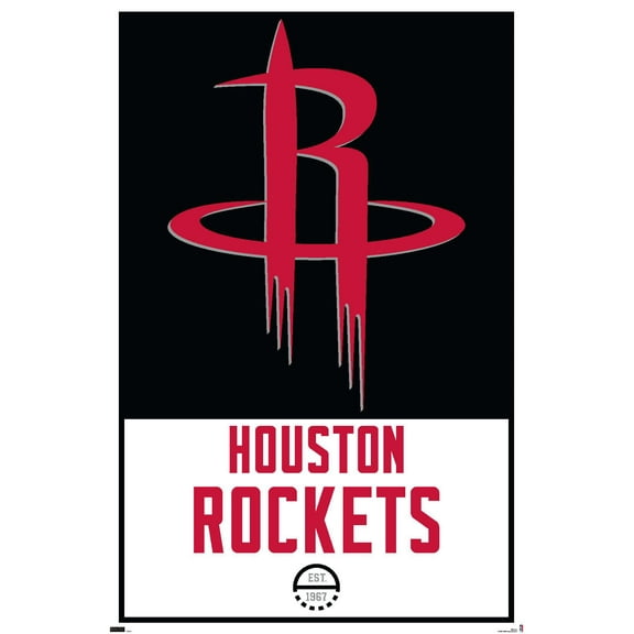 NBA Houston Rockets - Logo 21 Wall Poster, 22.375" x 34"