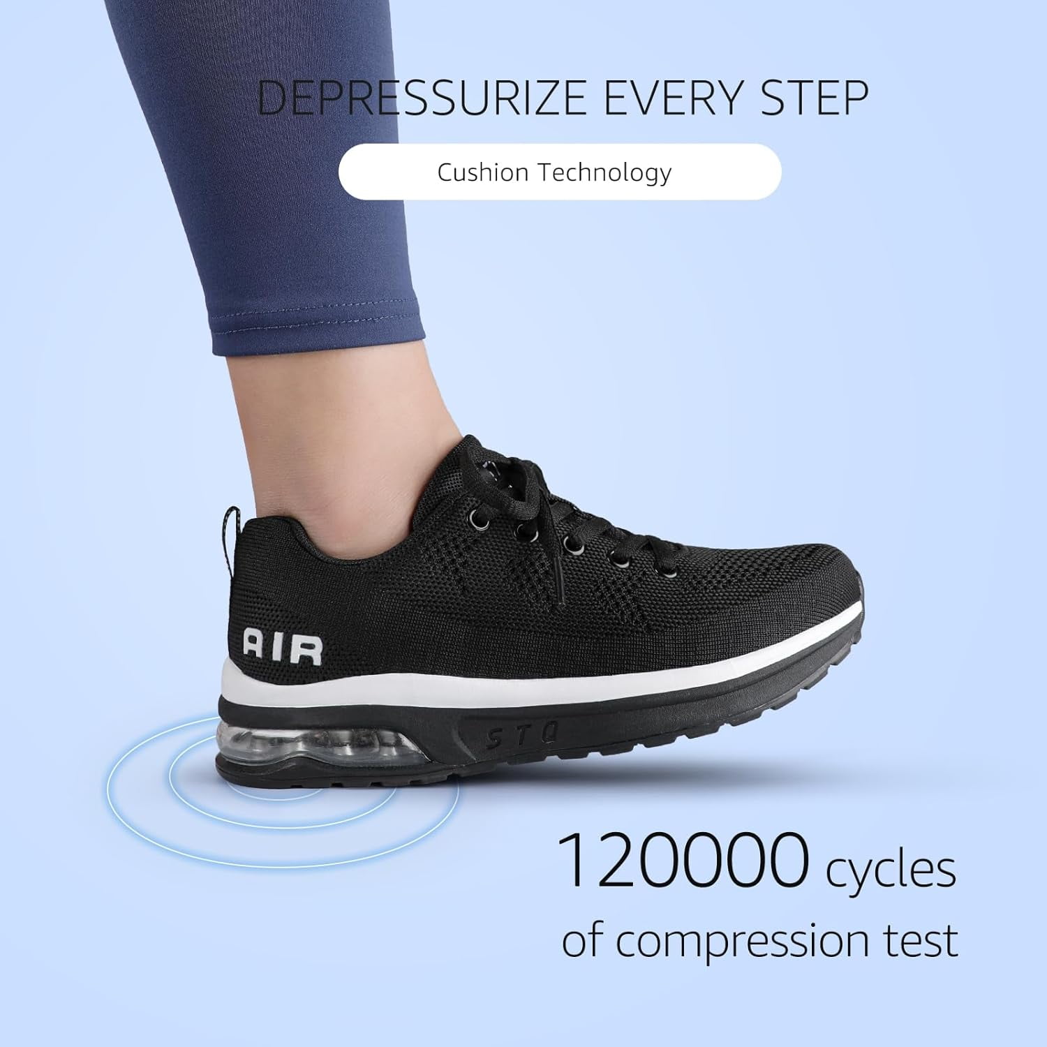 Women's Running Shoes Lightweight Anti Slip Walking Tennis Shoes Athletic Workout Gym Cross Training Sneakers