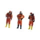 thumbnail image 1 of Figura de bombero de pie de 3 piezas, modelo Tiny People, muñeco de personaje en miniatura para hombre 28 cm naranja, 1 of 9