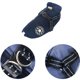 thumbnail image 3 of Chaqueta De Perro Chaleco cálido para perros de dos patas suave con cremallera para suministros de invierno para mascotas (azul XXL), 3 of 8