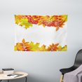 thumbnail image 1 of Rowan Tapestry, Autumn Branches Border Design with Red Ashberries and Dried Leaves Graphic, Wall Hanging for Bedroom Living Room Dorm Decor, 60W X 40L Inches, Orange Lime Green Red, by Ambesonne, 1 of 2