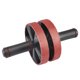 thumbnail image 1 of Rodillo de ejercicio abdominal con estera rueda abdominal para gimnasio oficina (negro rojo), 1 of 6