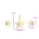 thumbnail image 2 of Set Collar y Aretes Estrella Swarovski Dama Oro 14K Laminado dorado Unitalla, 2 of 11