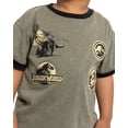 thumbnail image 3 of Jurassic World Toddler Boys Short Sleeve Graphic Tee and Matching Shorts Outfit Set, 2-Piece, Sizes 12M-5T, 3 of 8